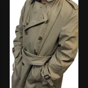 London Fog Trench Coat Sz 44